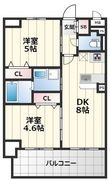 エステムコート新大阪9グランブライトの間取図