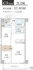 トリニティ豊中本町の間取図