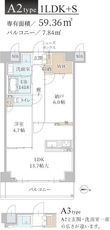 トリニティ豊中本町の間取図