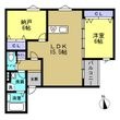 NAGAMORI新深江の間取図