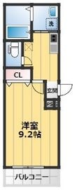 フジパレス蛍池北町の間取図