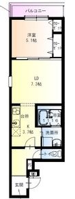 フジパレス吹田岸辺の間取図