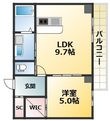 写真:Scala Toyotsu 3階302の間取図