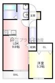 Seven Stars知古Bの間取図