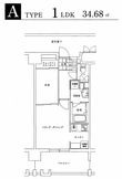 セントフォールTATEIWAの間取図