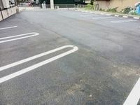 駐車場に車を止められます