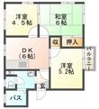 岐阜市日野西3丁目の間取図