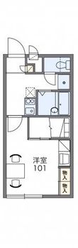 レオパレスｖｉｇｏｒの間取図
