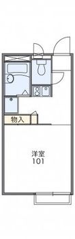 レオパレスＦｕｊｉの間取図