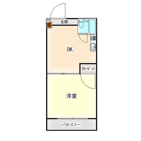 拡大写真:日電ビル 3階306の間取り