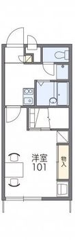 レオパレスK.Iの間取図