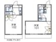 レオパレス紀峰第2の間取図