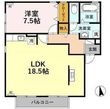 写真：パークハイムＡ2階の間取図