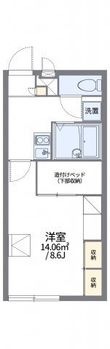 レオパレスｖｉｇｏｒの間取図