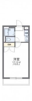 レオパレスWOOD中野の間取図