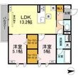 写真:LEONE RESIDENCE 1階103の間取図