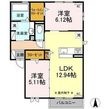 セジュールコルザックの間取図