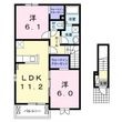 ラフレシールの間取図