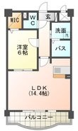 サプリーム芋ヶ瀬の間取図