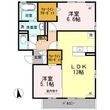 セジュール　三ツ池の間取図