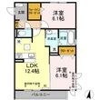 クレシア彩乃の間取図