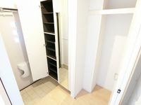 シンプルで使いやすい玄関です