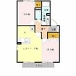 セジュール清和 A棟の間取図