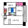 パンドノール住吉大社の間取図