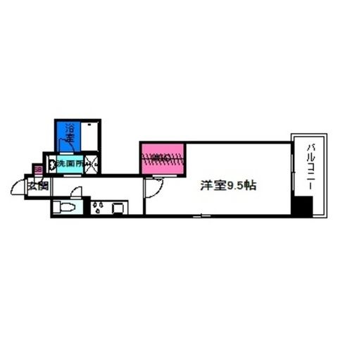 拡大写真:フェアリー阿倍野 1階103の間取り
