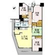 カスタリア阿倍野の間取図