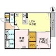モンテゾーロ西田辺の間取図