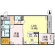 ルシェーナ西田辺の間取図