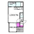 Granstella 帝塚山の間取図