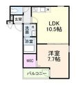 フジパレス今川公園Ⅴ番館の間取図