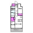 スプランディッドあびこ駅前の間取図