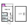 ハーモニーテラス墨江Ⅱの間取図