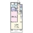 ポムドパン北花田の間取図