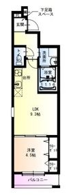 フジパレス今川公園東Ⅱ番館の間取図