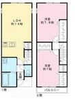 カサベルデ北花田Ⅳの間取図