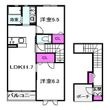 シャーメゾン北花田Ⅰの間取図