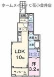 ヒカルサ西東京向台イーストの間取図