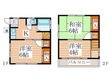 桜ハウスB棟の間取図
