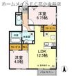 アーブル　クロシェット　C棟の間取図