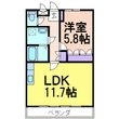 エスポアールSⅡの間取図
