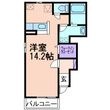 写真:鹿沼市千渡 1階101の間取図