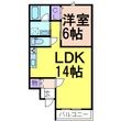 NARABUハイツⅣの間取図