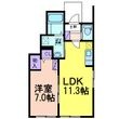 写真:(仮称)鹿沼市上殿町1LDK 1階101の間取図