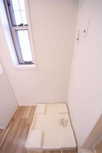 室内洗濯機置場です