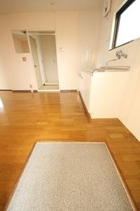 落ち着いた玄関です