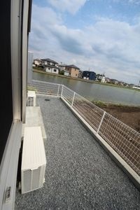 お庭の付いた物件です